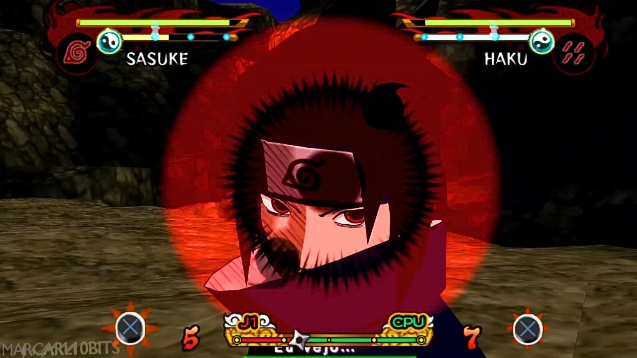 SASUKE SHARINGAN VS HAKU FULL POWER NARUTO ULTIMATE NINJA 6 QUICK GAME