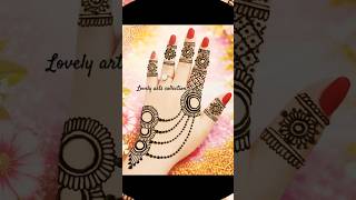 Simple and easy mehndi design ♥️#mehndi #henna #mehandi #mehndidesign #viral #shortvideo