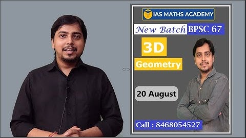 BPSC 67 Maths Optional | New Batch starting from 20th August |Contact at 8468054527 for more details