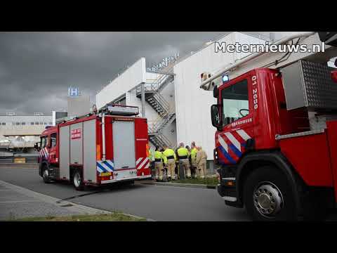 Tv brand in ziekenhuis Rafaja in Stadskanaal