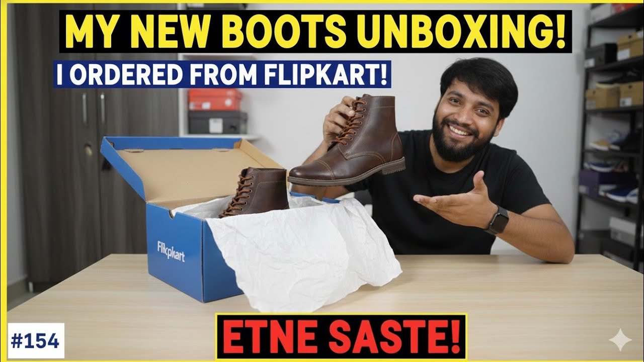 My New Boots Unboxing 🥾 | By Flipkart | Satyam Singh | ShortCut Vlogs & Talks