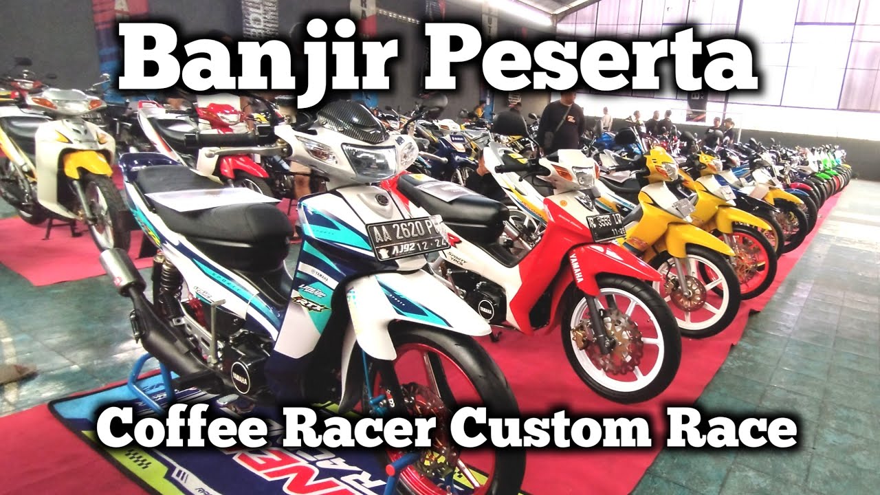 Diserbu Motor 2 Tak Super Keren - Kontes Motor Coffee Racer Custom Race Banjarnegara