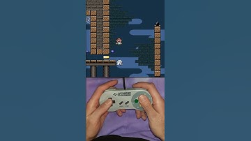 Mario and his Ghost Friend - CRAZY Level #shorts #kaizo #mario