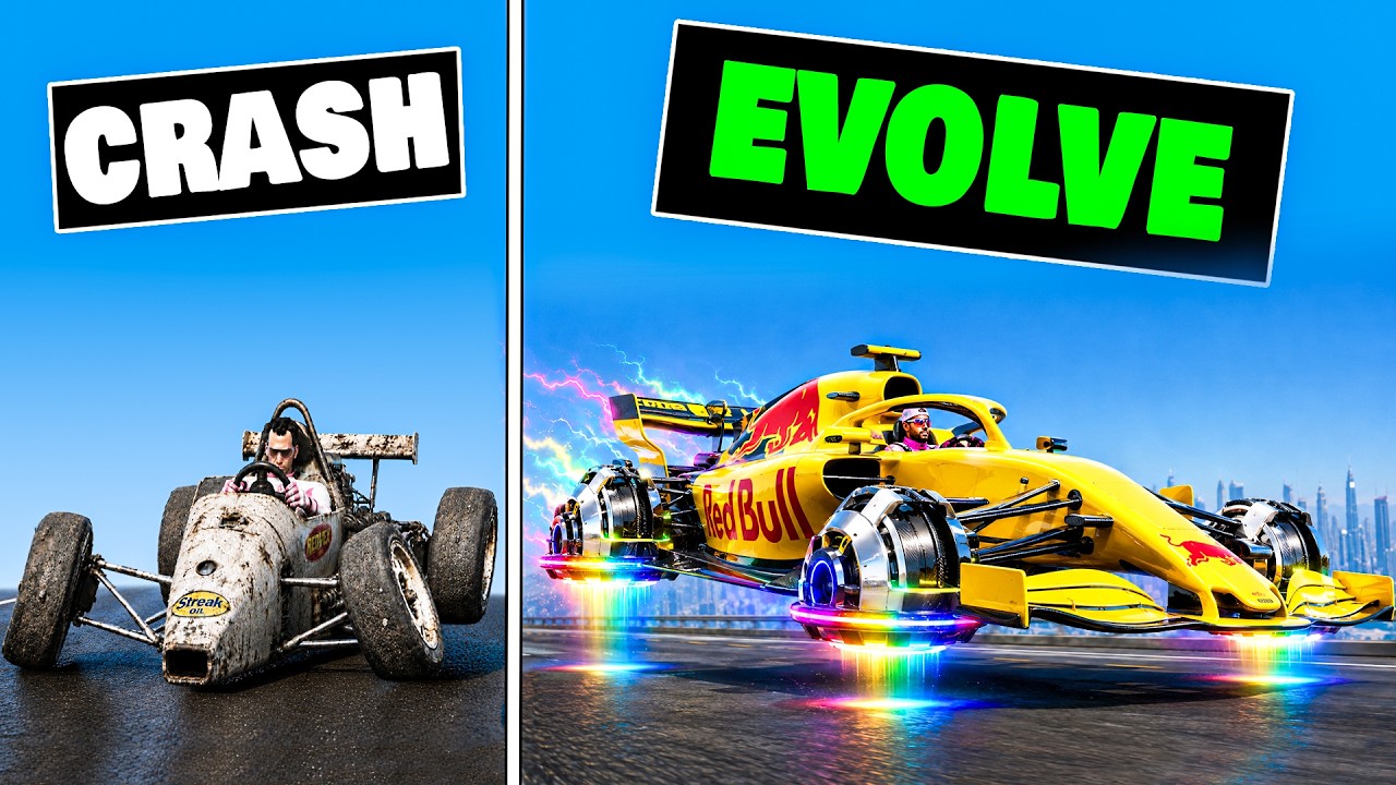 Every Time I Crash, My F1 Car Evolves in GTA 5