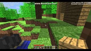 Minecraft Infdev gameplay in 2014