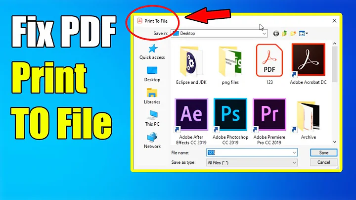How to fix Acrobat Reader Prompts to Save as When Print (PDF Print to file)
