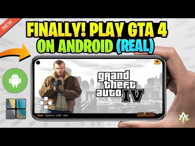 FINALLY! PLAY GTA 4 ON ANDROID IN 2023 🔥 WITH GAMEPLAY 