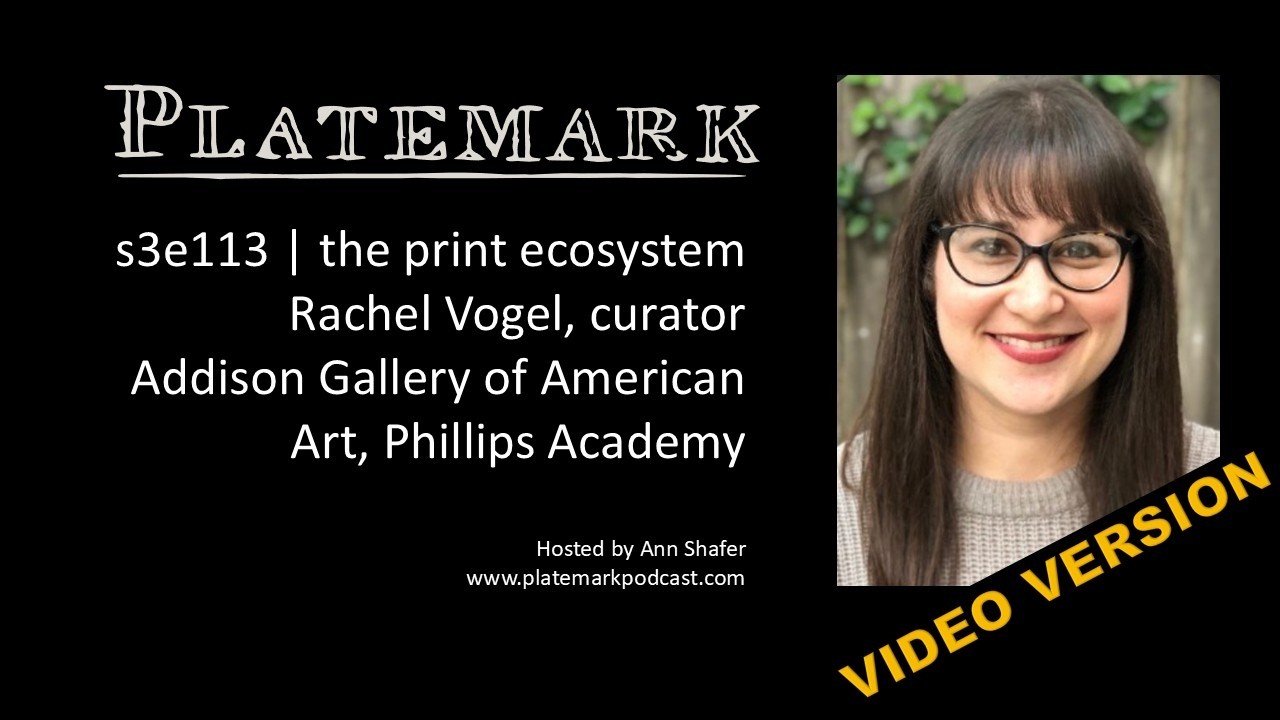 s3e113 conceptual prints from Parasol Press with curator Rachel Vogel