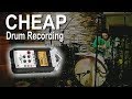 How To Record Drums Cheap (zoom h4n)