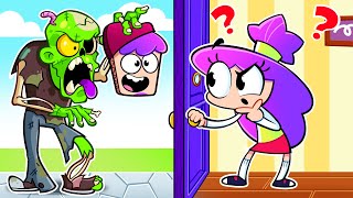 Guess Whos There? Tickle Zombie Surprise Kids Cartoon With Viv And Denny Stories