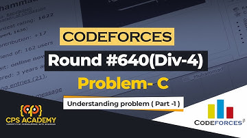 Codeforces Round #640 (Div. 4) Unederstanding problem C