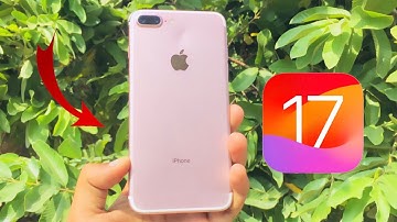 How to install IOS 17 in iPhone 7plus😍