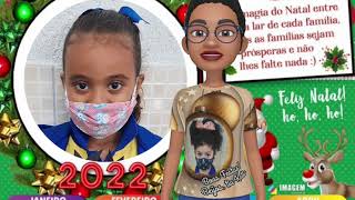 Montagem de fotos em calendário 2022  ou imagens de Natal