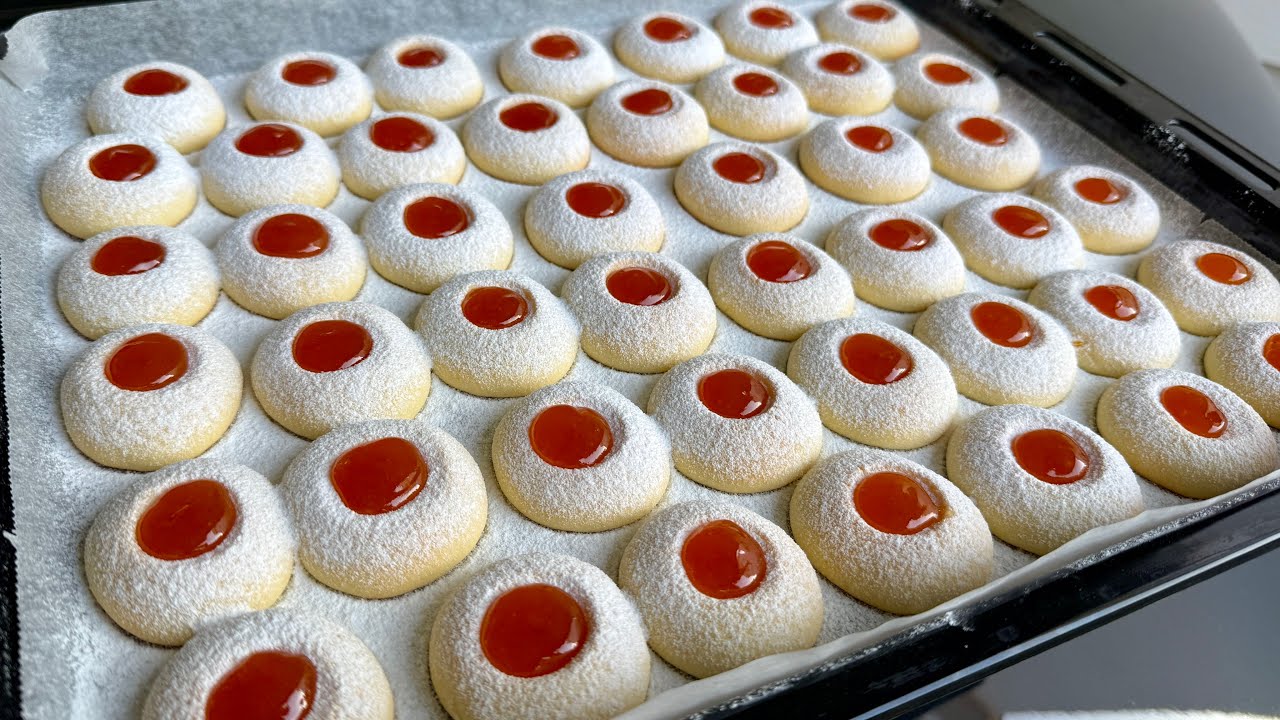 Рождественское печенье 🎄Снежки ☃️ Тает во рту 🥰