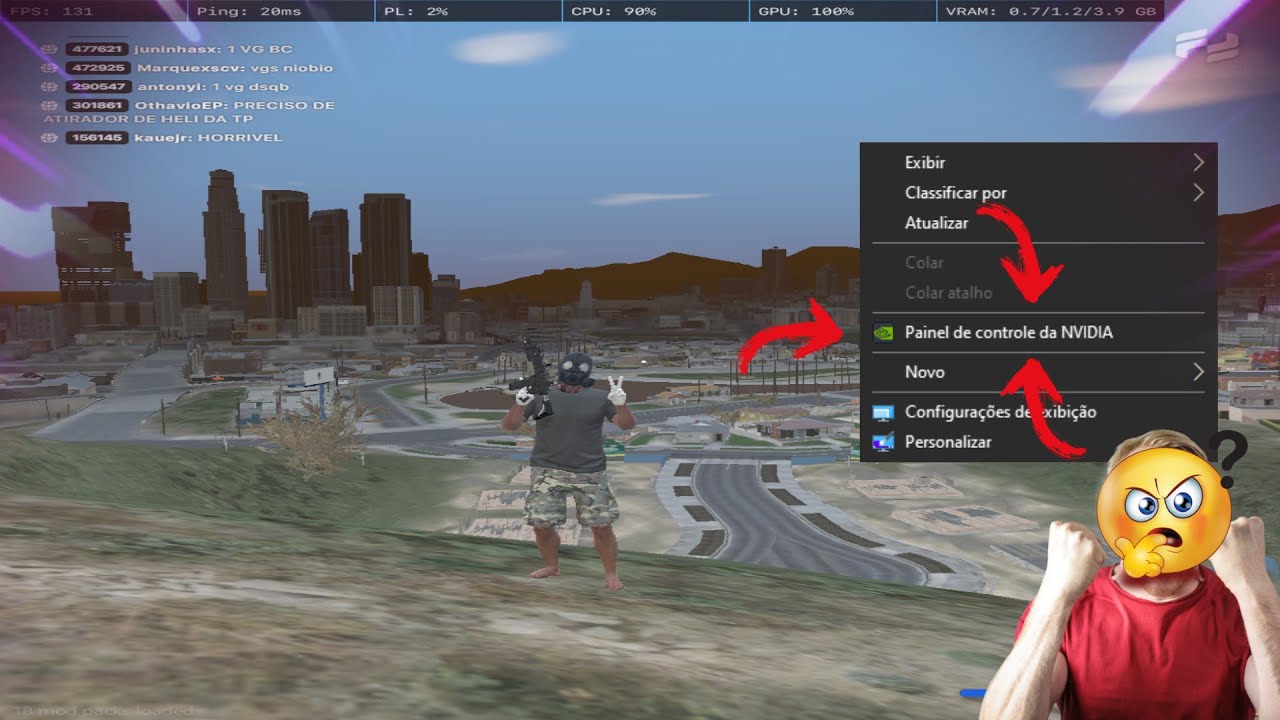 CONFIGURAÇAO DO PAINEL DA NVIDIA PARA RODAR FIVEM NA GTX 550 Ti😍✏️ 