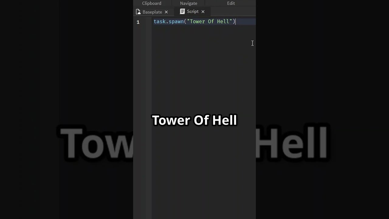 How To Make A ROBLOX GAME In 1 Line Of CODE 