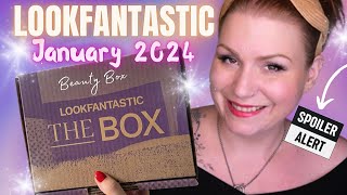 *SPOILER*  UNBOXING LOOKFANTASTIC JANUARY 2024 BEAUTY SUBSCRIPTION BOX