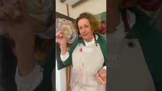 Blooms Painting Tips from Jacqueline Coates No 2- Lifting paint off your canvas accidentally