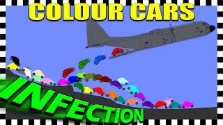 Colour Cars Infection  Algodoo