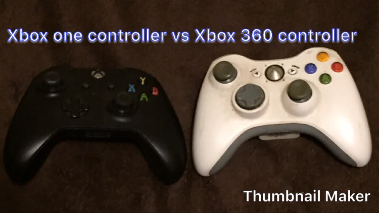 Xbox one controller vs Xbox 360 controller YouTube