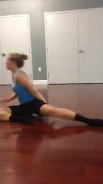 Dancing in the studio