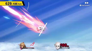 Super Smash Bros. Ultimate Home-Run Contest: Shulk (650.373km)