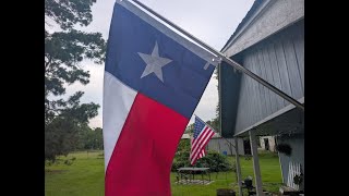 Flag pole accessories that work! G128 Combo Pack: USA American Flag 3x5 Ft Embroidered Stars & Texas