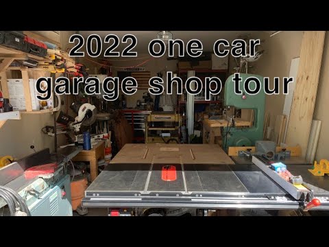 One Car Garage Woodworking Shop - YouTube