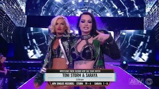 Toni Storm & Saraya Entrance: AEW Rampage, Feb. 3, 2023