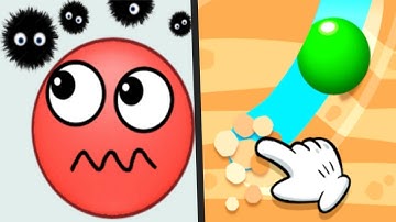 HIDE BALL BRAIN TEASER GAMES vs DIG THIS! - Satisfying Double Mobile gameplay (Android/ios)