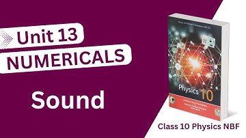 Physics class 10 chapter 13 numerical new book nbf 2025 - class 10 physics unit 13 Sound numerical