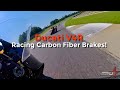 SBU Ducati V4R SBK, Pt.17 - Racing Our All-Carbon V4 R With Carbon Rotors & Adding Dry-Break Brakes!