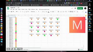 Student Data Tracking Learning Targets