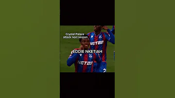 Crystal Palace Attack Next Season Football Fyp Crystalpalace Mateta Nketiah Viral Trending 