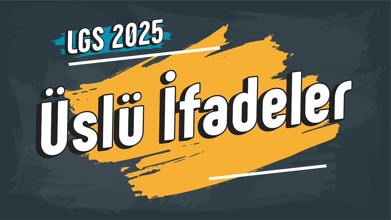 Üslü İfadeler | 8. Sınıf #LGS2025