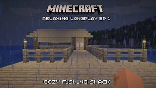Relaxing Minecraft Longplay. Come Build A Fishing Shack With Me. (No Commentary) Sea Turtle Oasis