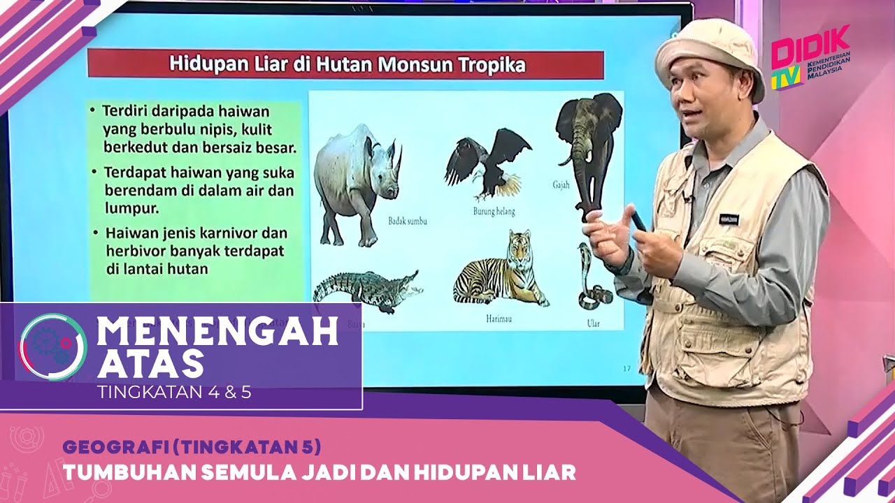 Menengah Atas (2022) | Geografi (Tingkatan 5): Tumbuhan Semula Jadi Dan Hidupan Liar