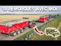 Jai la  grosse remorque de lensilage 