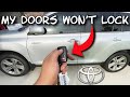 TOYOTA HIGHLANDER DOORS NOT LOCKING OR UNLOCKING DIAGNOSIS & FIX