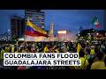 Colombia Fans Flood Guadalajara In Yellow Ahead Of Crucial DR Congo World Cup Clash | VERTEX