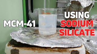 Sintesis MCM-41 menggunakan Natrium Silikat Metode Sol-gel