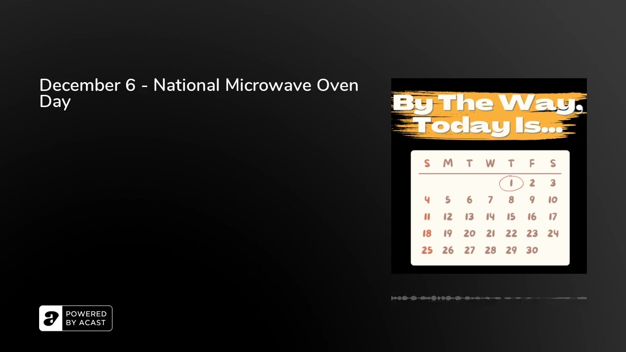 How to Celebrate National Microwave Oven Day on December 6