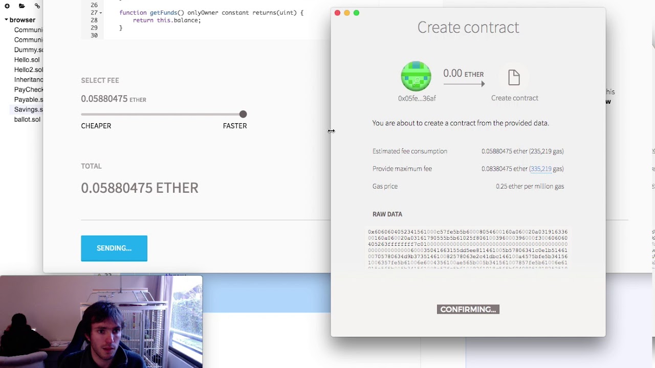 Solidity Tutorial Part 11 - Smart contracts on Ethereum - YouTube