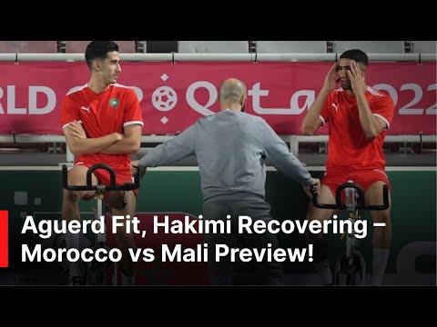 Morocco Vs Mali Aguerd Fit Hakimi Recovering Regragui Saintfiet Presser Highlights AD1Z