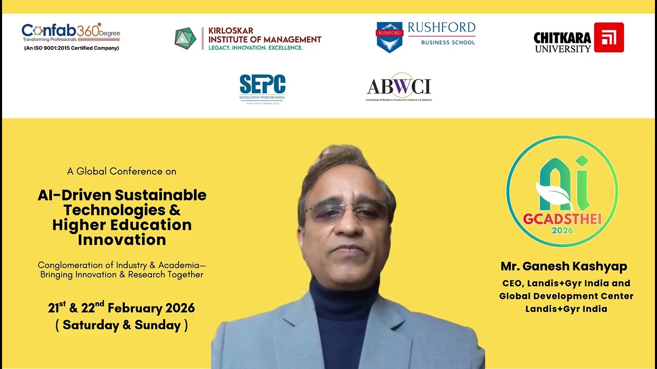 Global Conference on AI-Driven Sustainable Technologies & Higher Education Innovation | Feb 2026