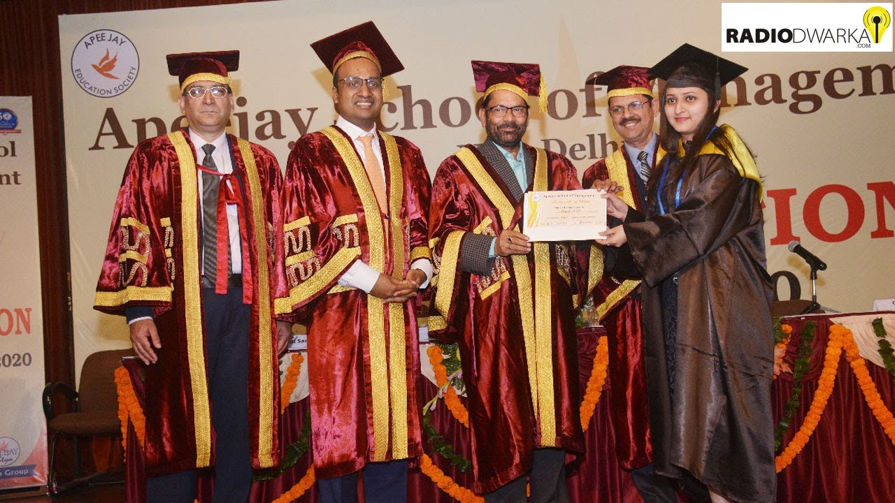 20th Convocation Of Apeejay School Of Management YouTube