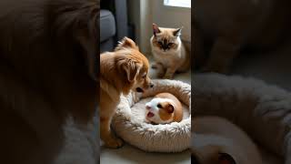 🎥 Cute Pets Reaction | Dogs Meet Guinea Pig!