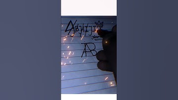 Abhijit name logo #viral #logo