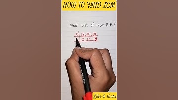 HOW TO FIND LCM WITH CONCEPT|| THINK BIG & LEARN|| #thinkbigandlearn #viral