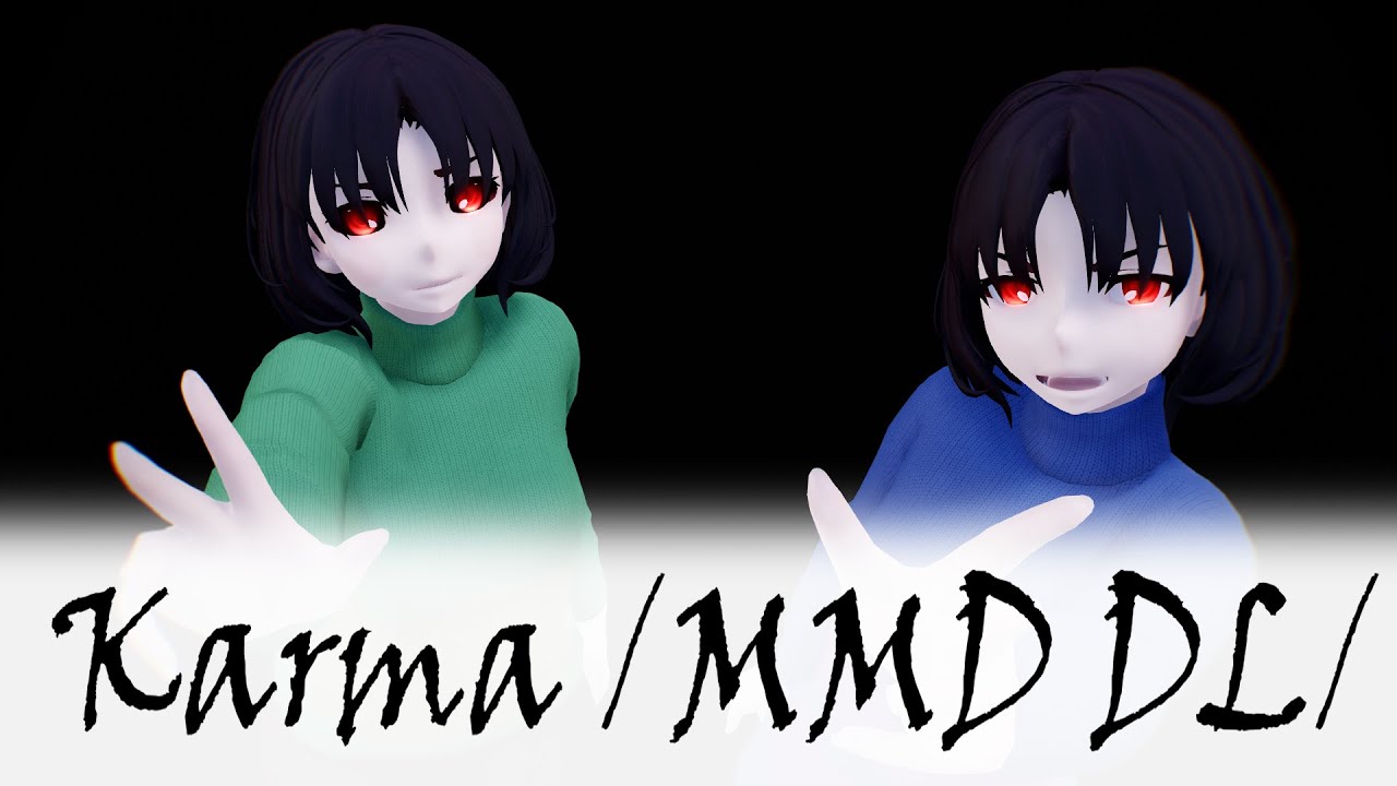 Karma /MMD Undertale/ Chara&Frisk DL
